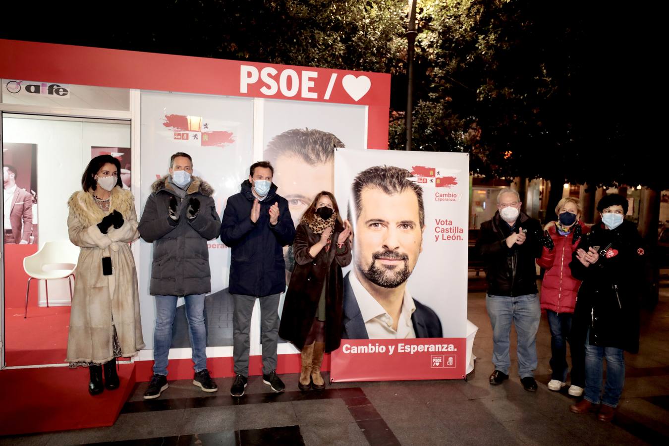 Fotos: Inicio de la campaña en Valladolid