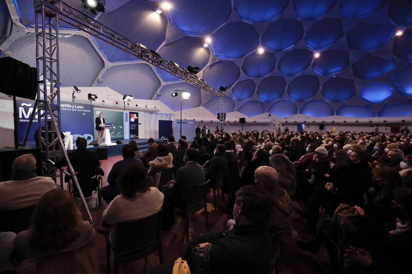 Fotos: Aznar y Mañueco, en Valladolid