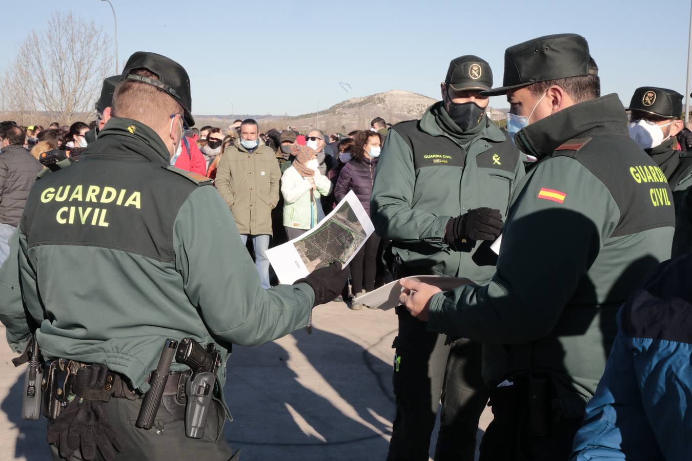 Fotos: Macrobatida en Traspinedo para buscar a Esther López