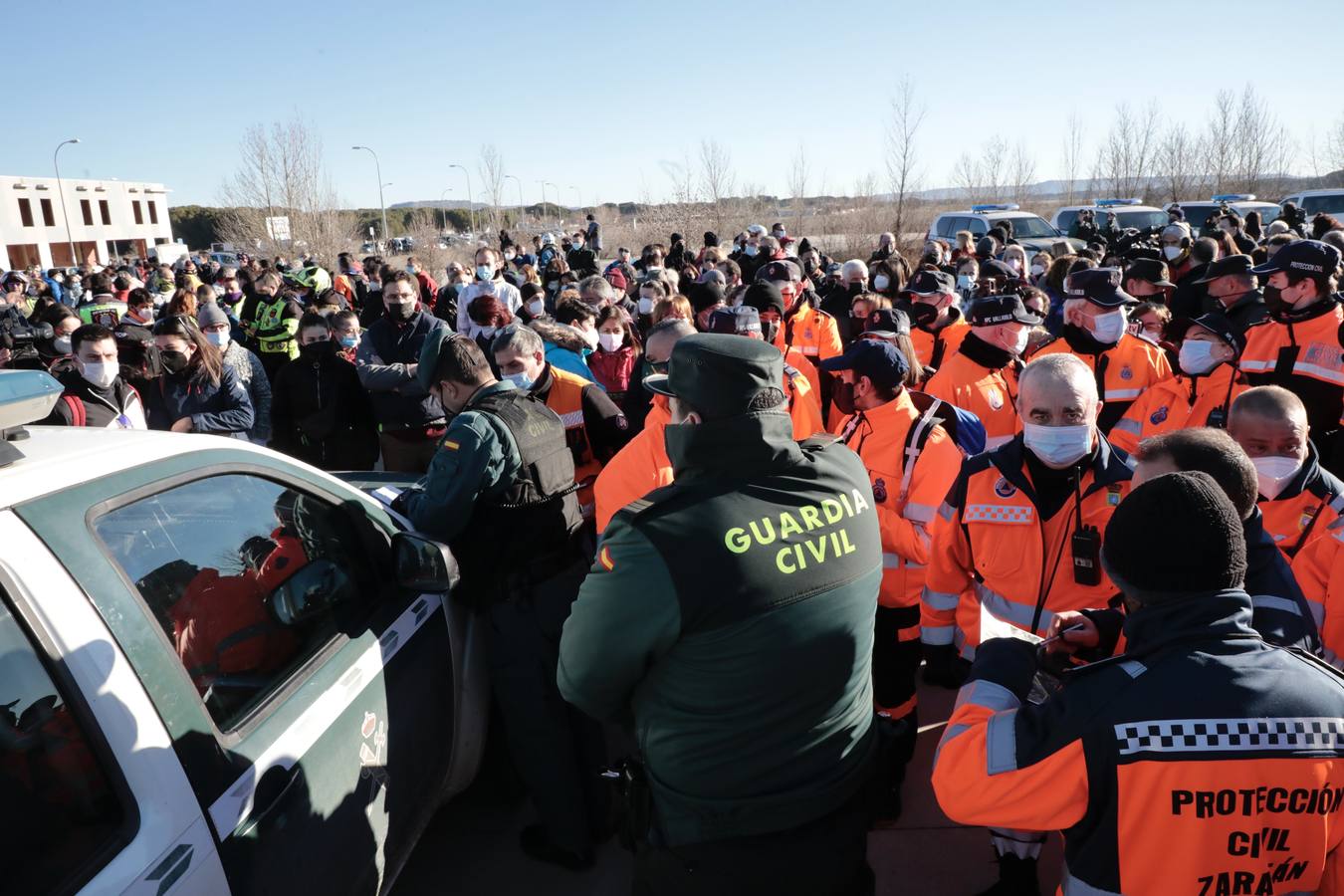 Fotos: Macrobatida en Traspinedo para buscar a Esther López