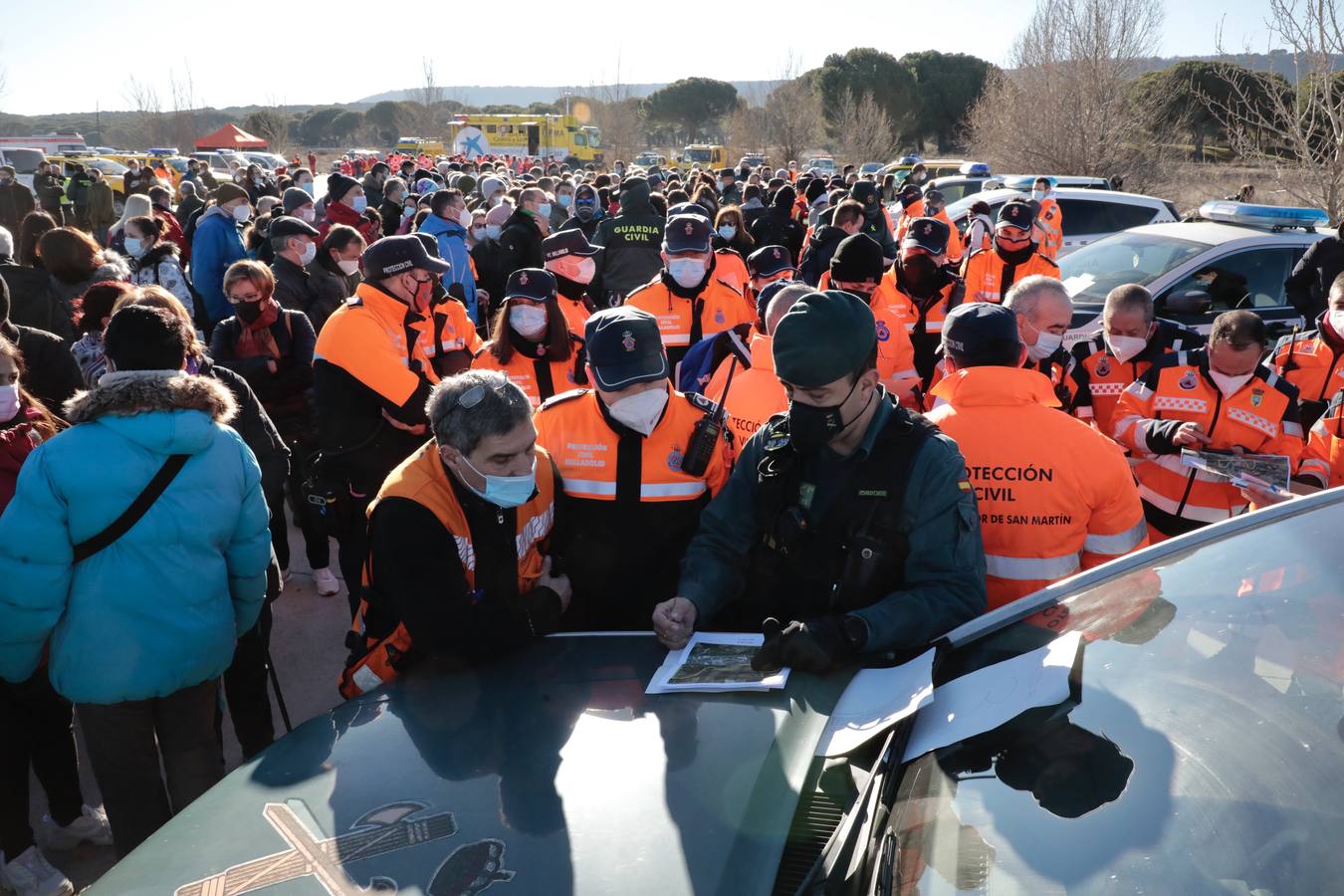 Fotos: Macrobatida en Traspinedo para buscar a Esther López
