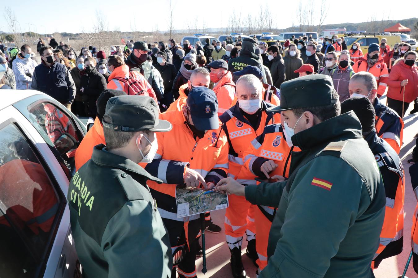 Fotos: Macrobatida en Traspinedo para buscar a Esther López