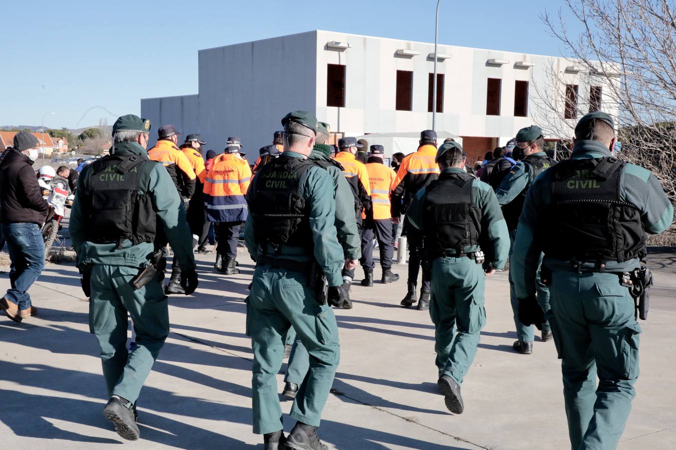 Fotos: Macrobatida en Traspinedo para buscar a Esther López