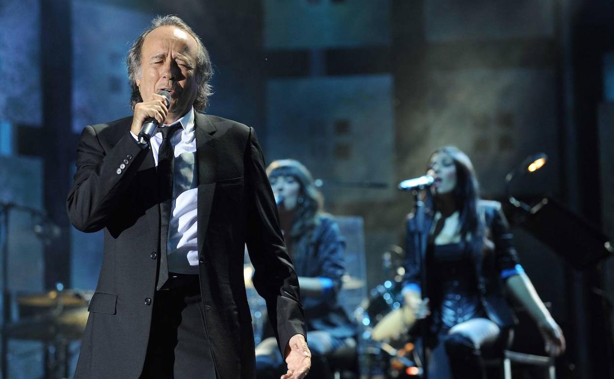 Joan Manuel Serrat, durante un concierto en la Feria de Valladolid en 2012 