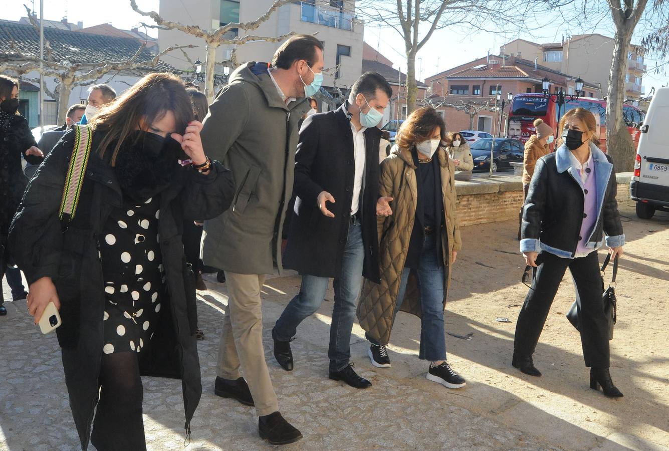 Fotos: Acto político del PSOE en Medina del Campo con Luis Tudanca y Carmen Calvo