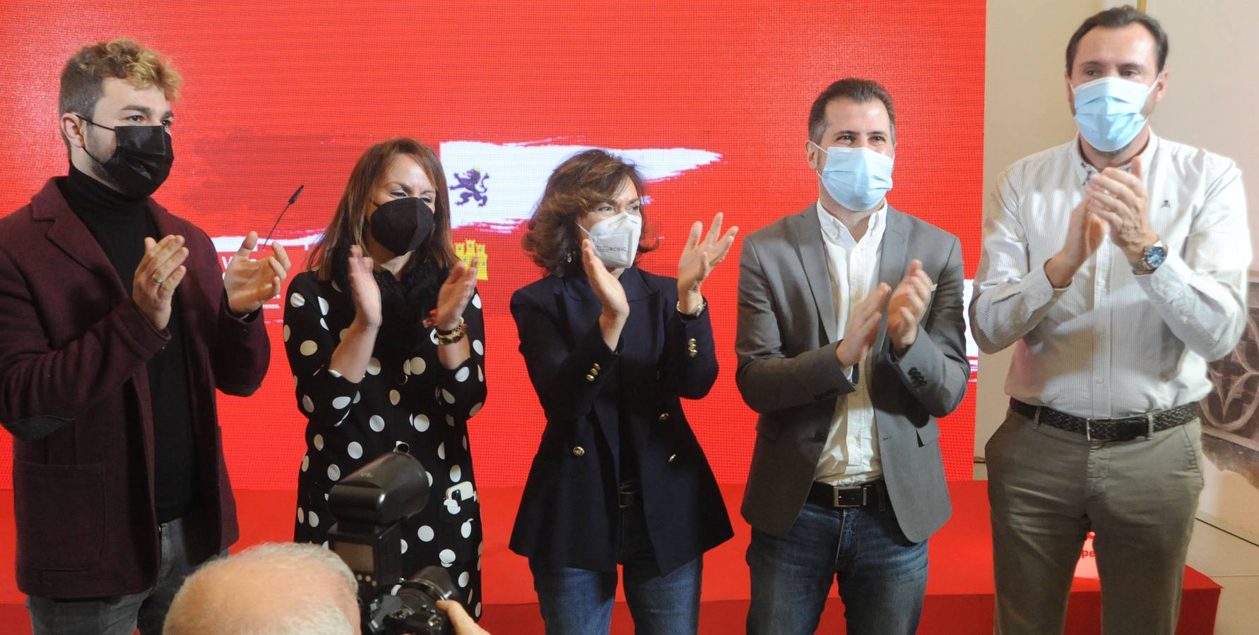 Fotos: Acto político del PSOE en Medina del Campo con Luis Tudanca y Carmen Calvo