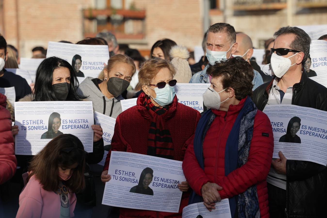 Fotos: Traspinedo muestra su apoyo a la familia de Esther López