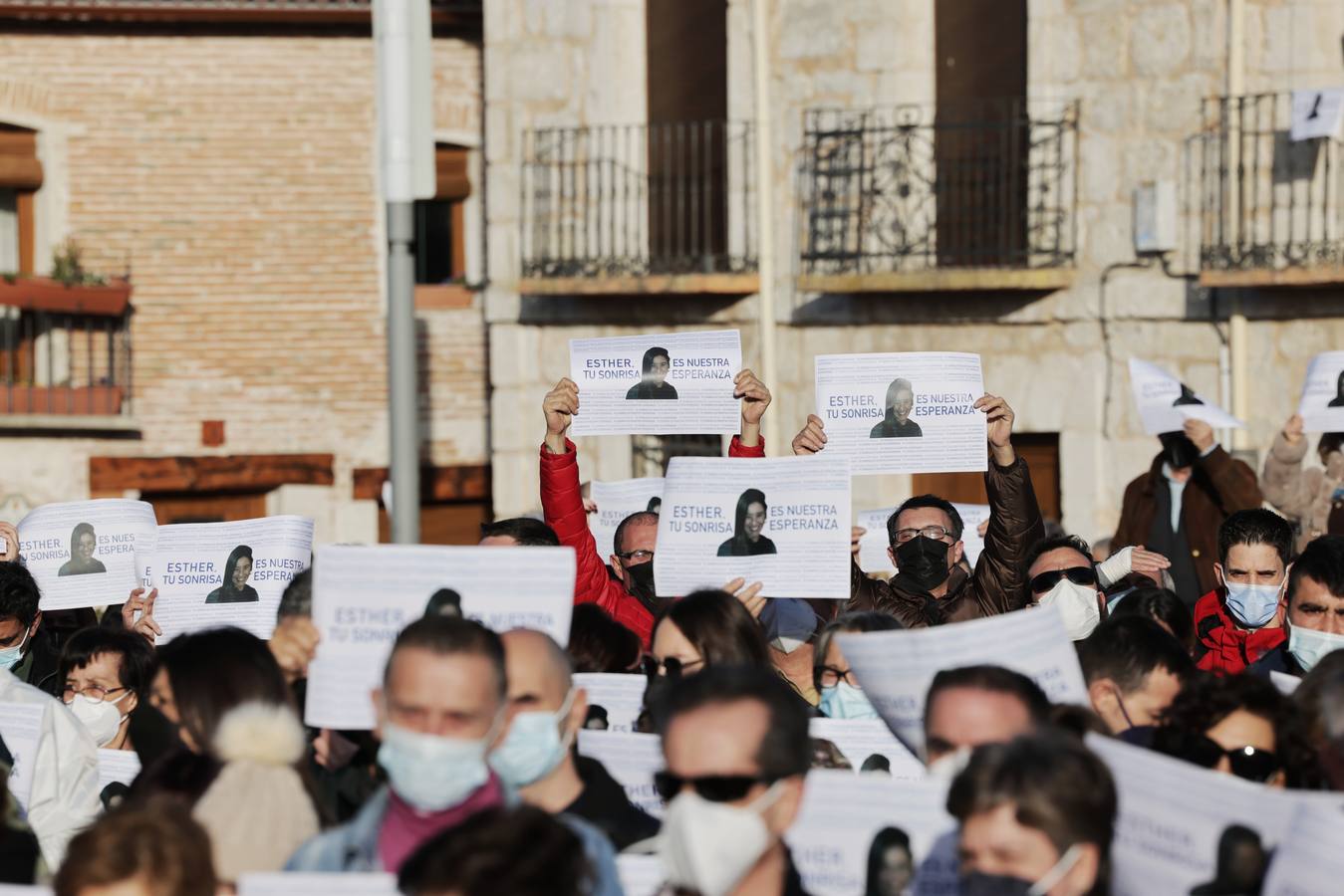 Fotos: Traspinedo muestra su apoyo a la familia de Esther López