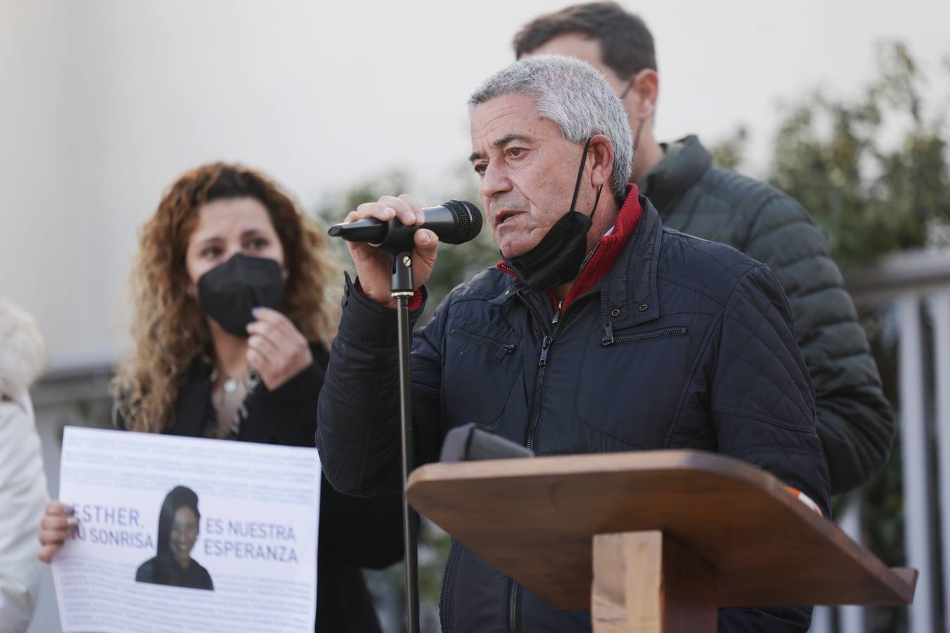 Fotos: Traspinedo muestra su apoyo a la familia de Esther López