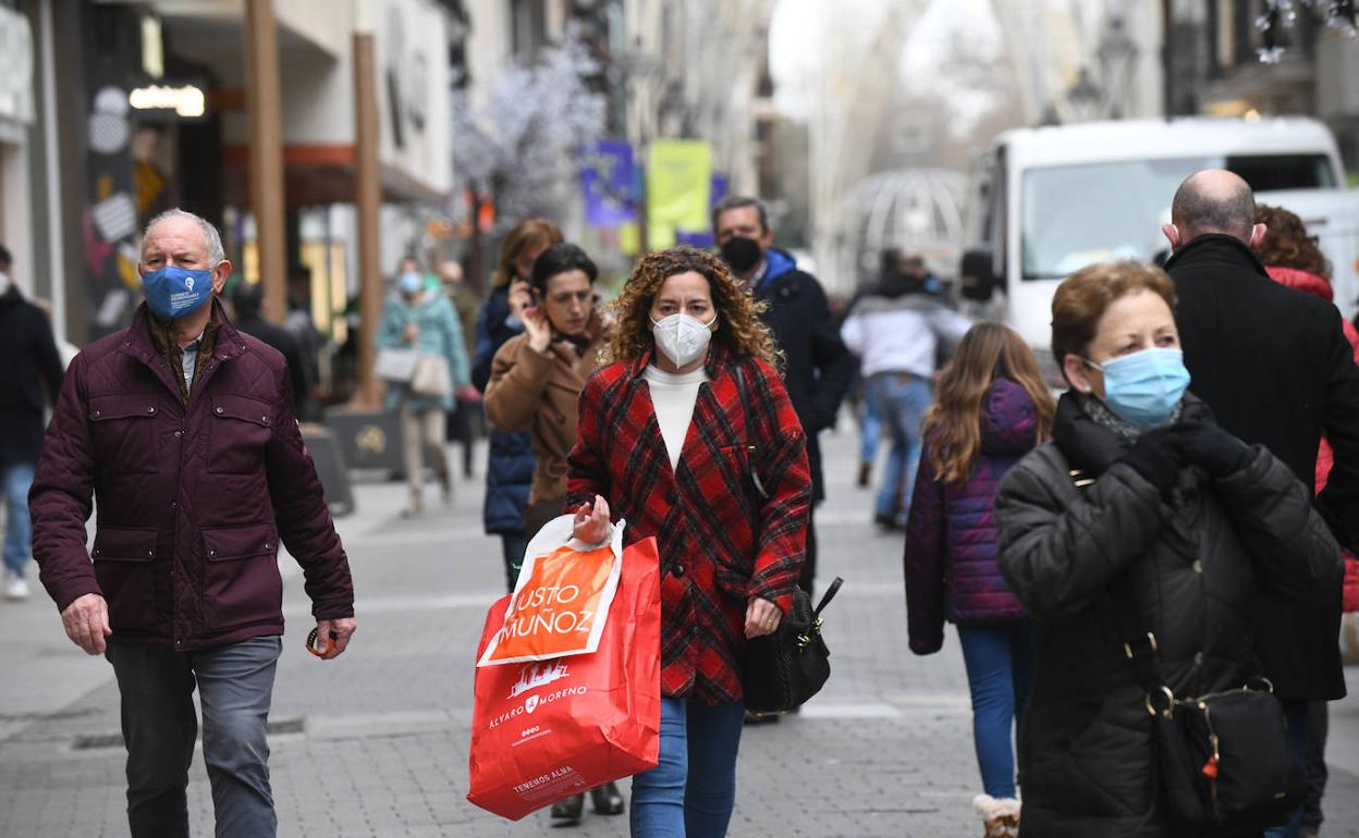 Calle Santiago de Valladolid. 