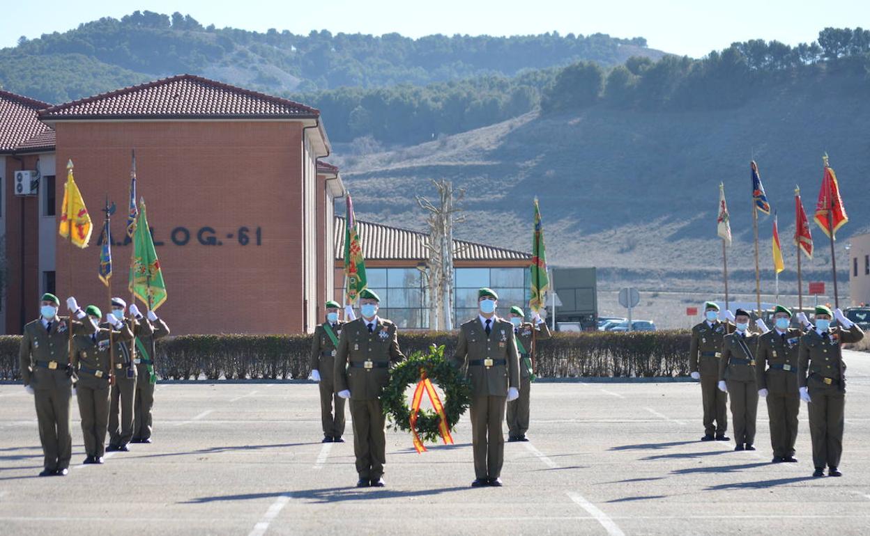 Imagen de un momento del acto en honor a San Juan Bosco. 
