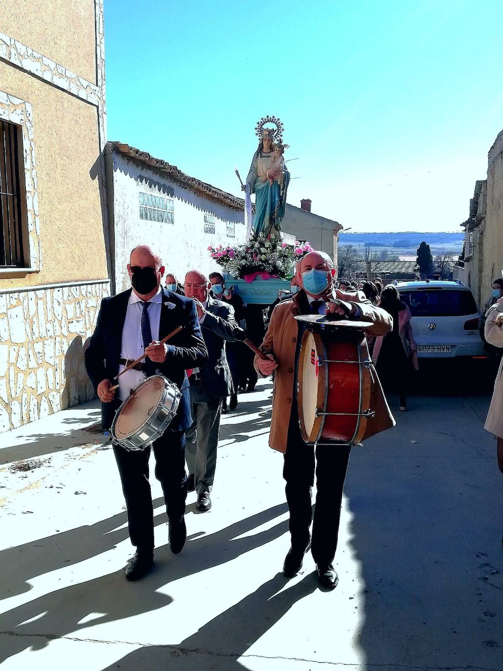 Fotos: Procesión de la Virgen de las Candelas en Tordehumos