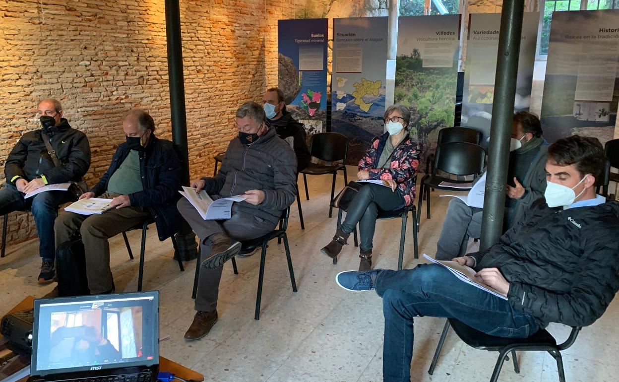 Participantes en la reunión de Mogarraz. 