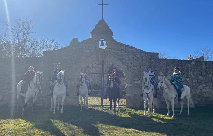 Carrera de cintas a caballo de Villagarcía de Campos y Tordehumos. 