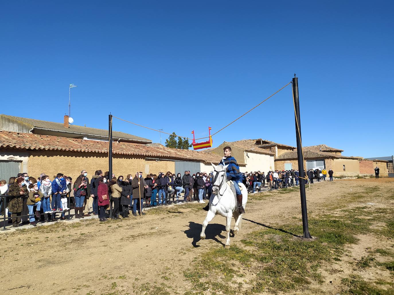 Carrera de cintas a caballo de Villagarcía de Campos y Tordehumos. 