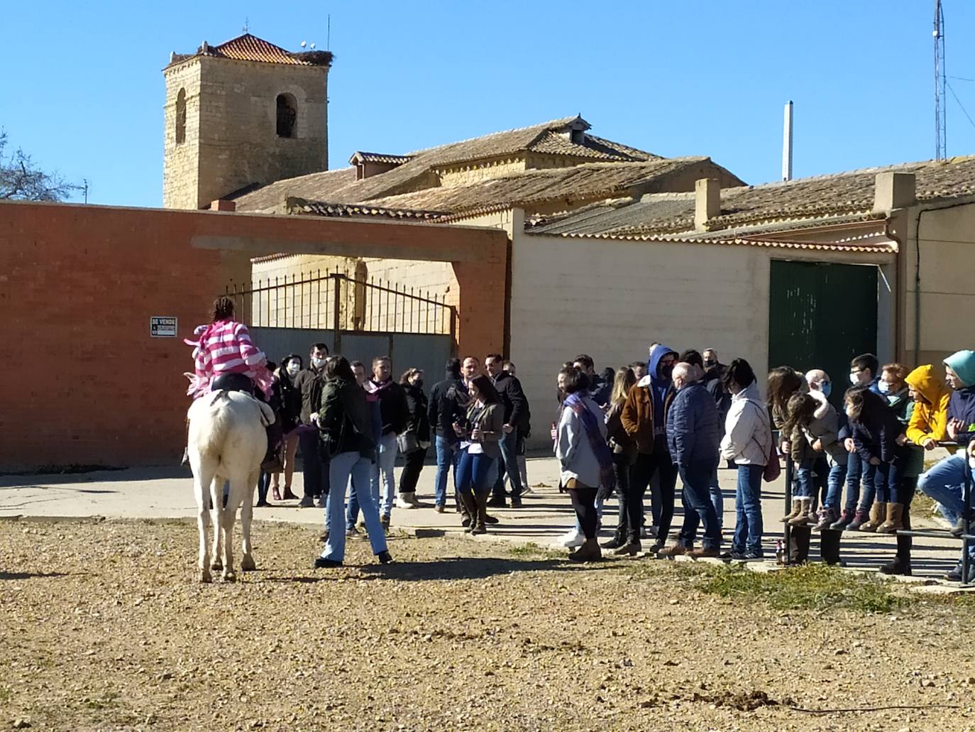 Carrera de cintas a caballo de Villagarcía de Campos y Tordehumos. 