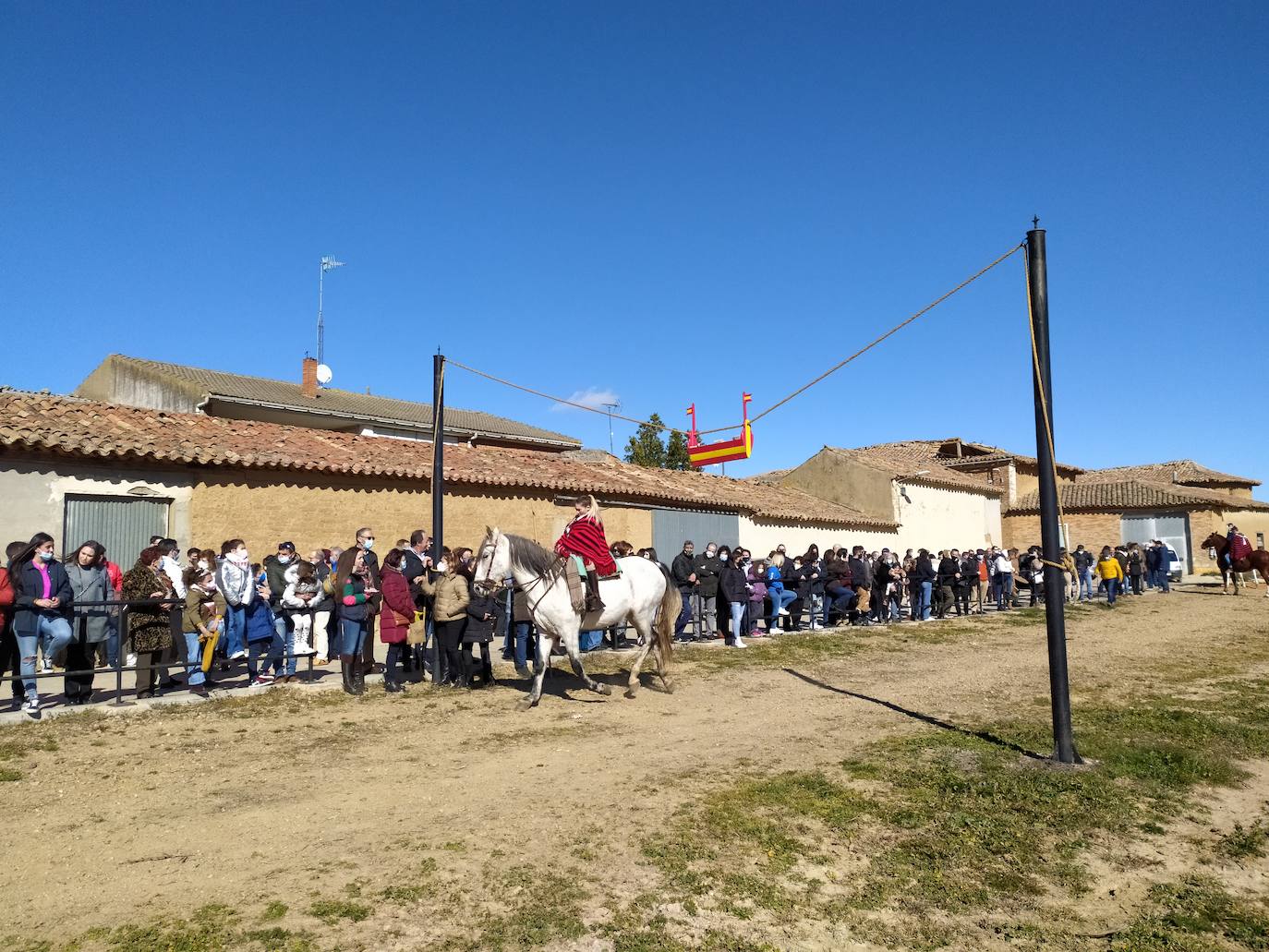 Carrera de cintas a caballo de Villagarcía de Campos y Tordehumos. 