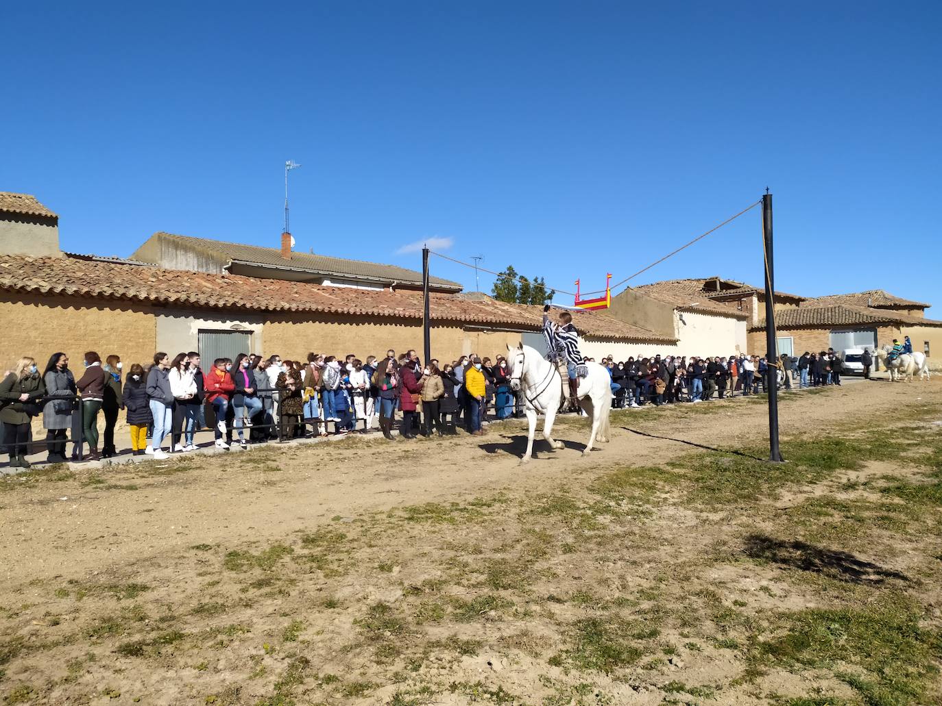 Carrera de cintas a caballo de Villagarcía de Campos y Tordehumos. 