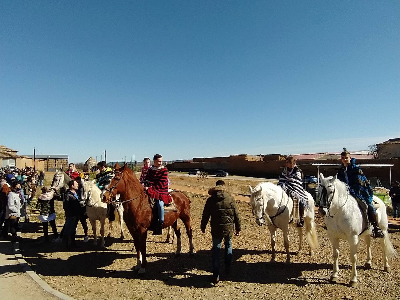 Carrera de cintas a caballo de Villagarcía de Campos y Tordehumos. 