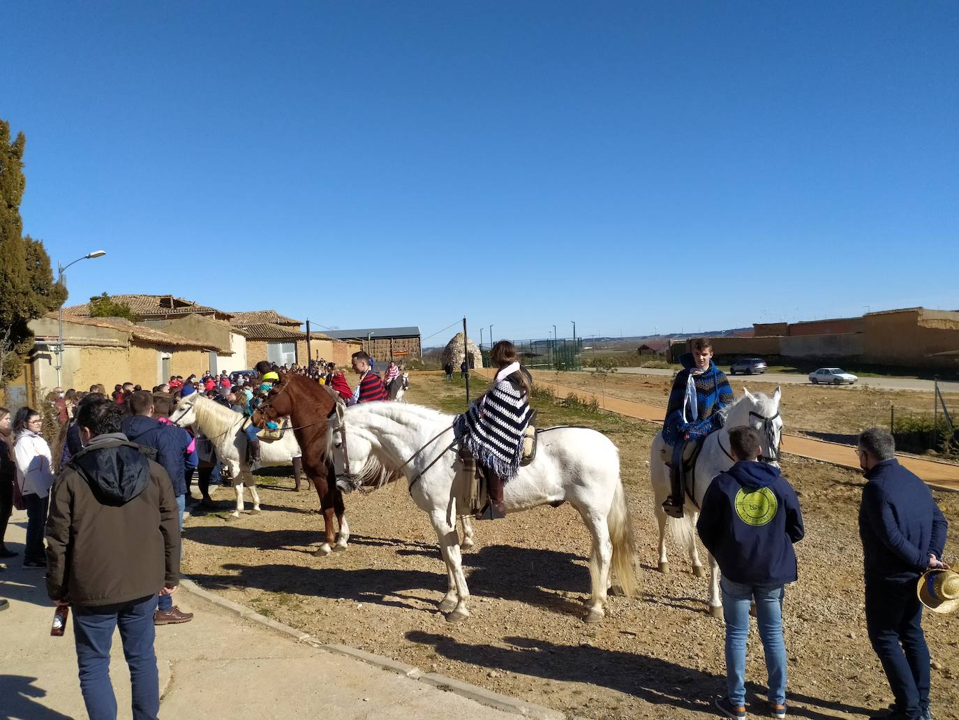 Carrera de cintas a caballo de Villagarcía de Campos y Tordehumos. 