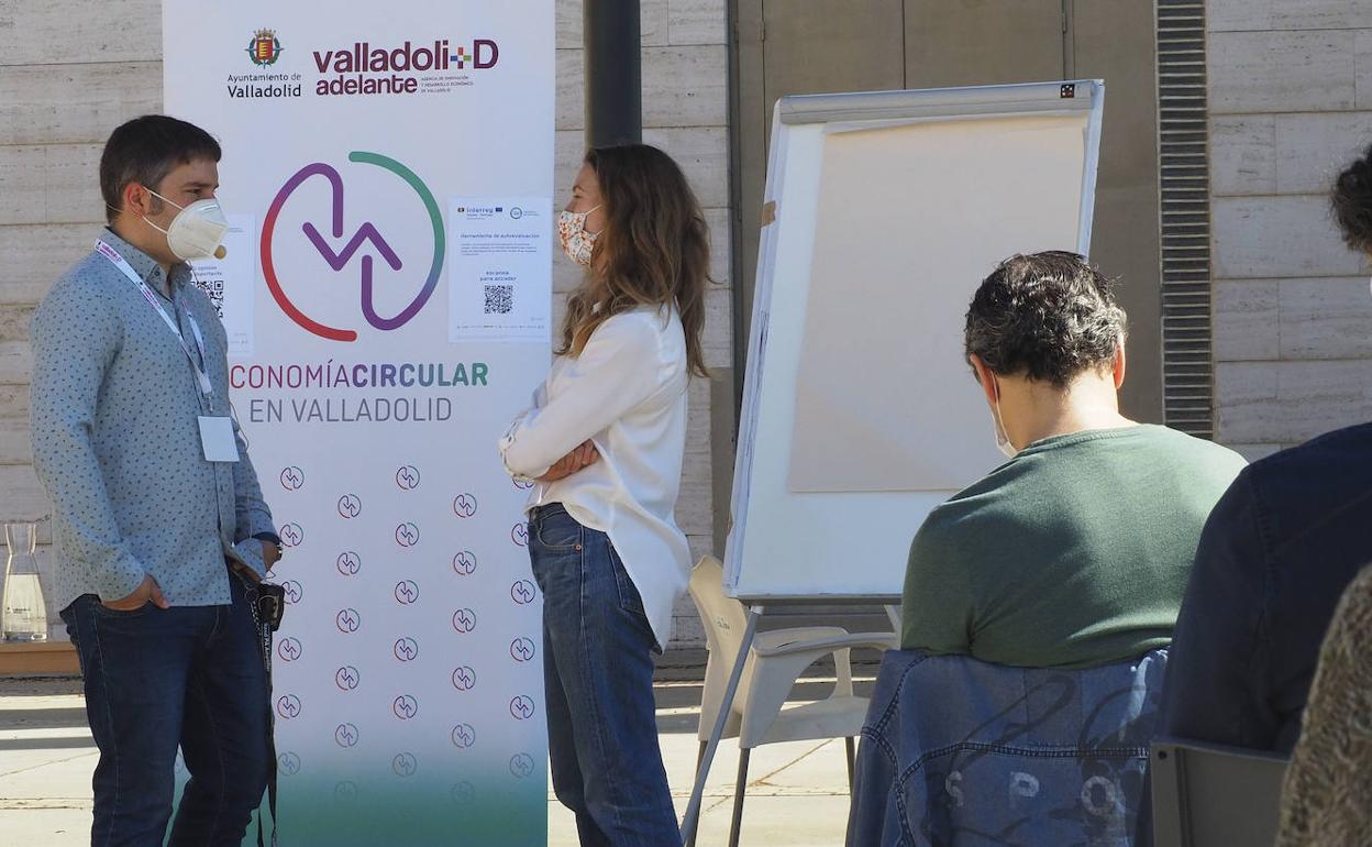 Jornada con emprendedores sobre Economía Circular dentro del proyecto europeo 'Circular Labs' celebrada en la Feria de Valladolid. 