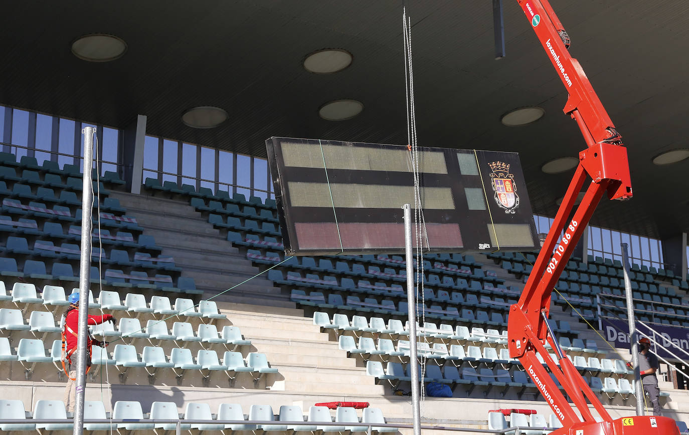Fotos: La Balastera ya tiene los nuevos marcadores