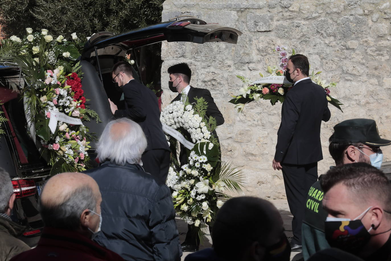 Funeral de Esther López en Traspinedo. 