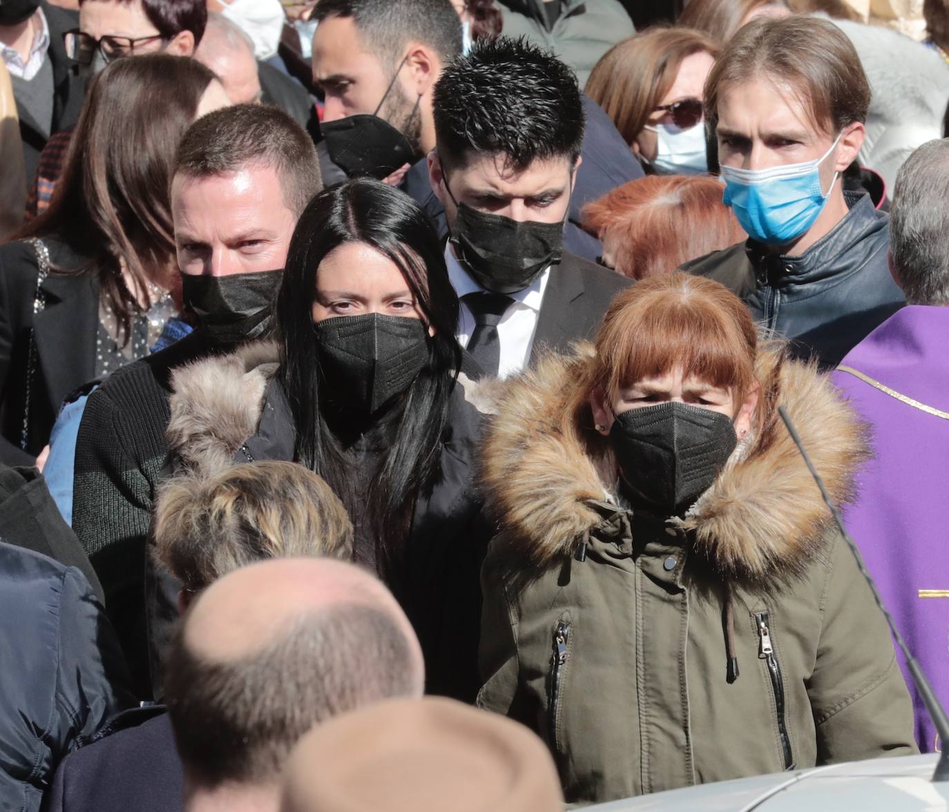 Funeral de Esther López en Traspinedo. 