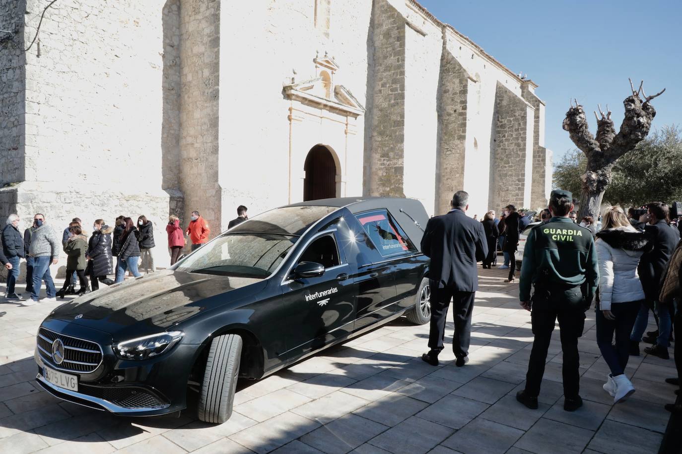 Funeral de Esther López en Traspinedo. 