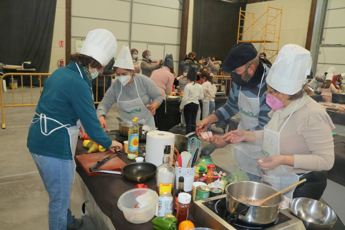 Fotos: Aspirantes a cocineros en Hornillos de Cerrato