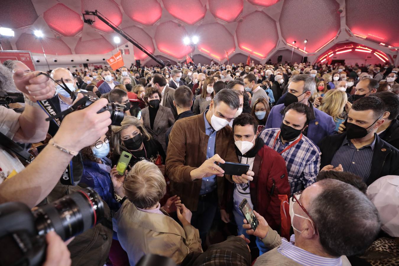 Fotos: Cierre de campaña del PSOE en Valladolid con Pedro Sánchez