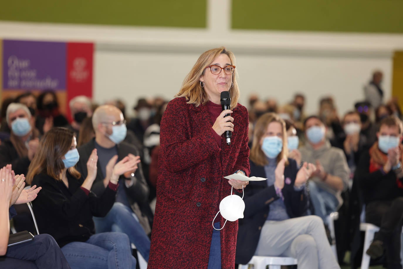 El acto de clausura de campaña de Unidas Podemos en Valladolid.