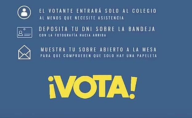 Parte final del cartel publicado por el Ayuntamiento en sus redes sociales.