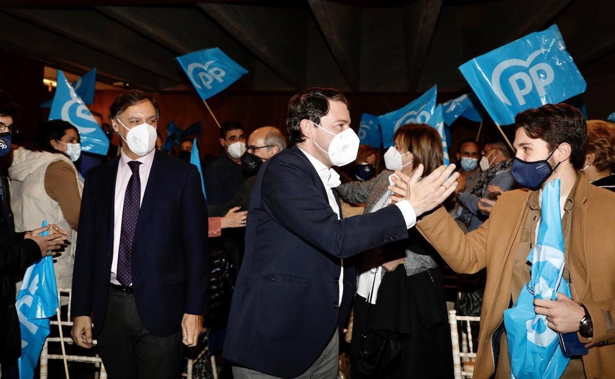 Cierre de campaña de Alfonso Fernández Mañueco en Salamanca. 