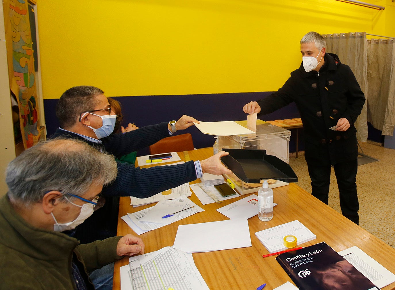 Normalidad en la jornada electoral de Palencia