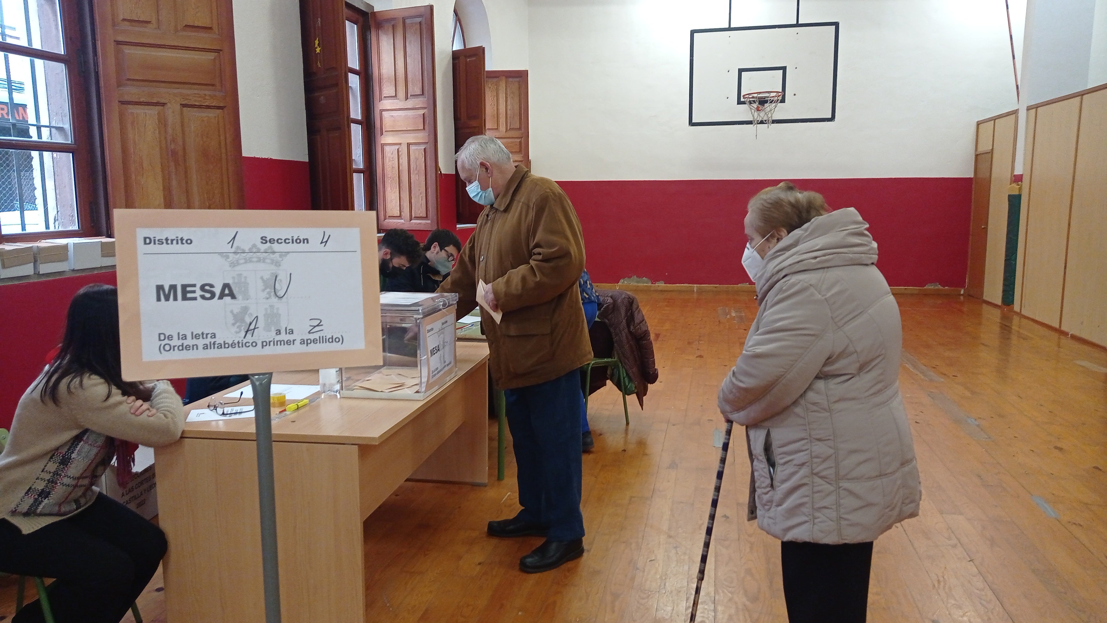 Normalidad en la jornada electoral de Palencia