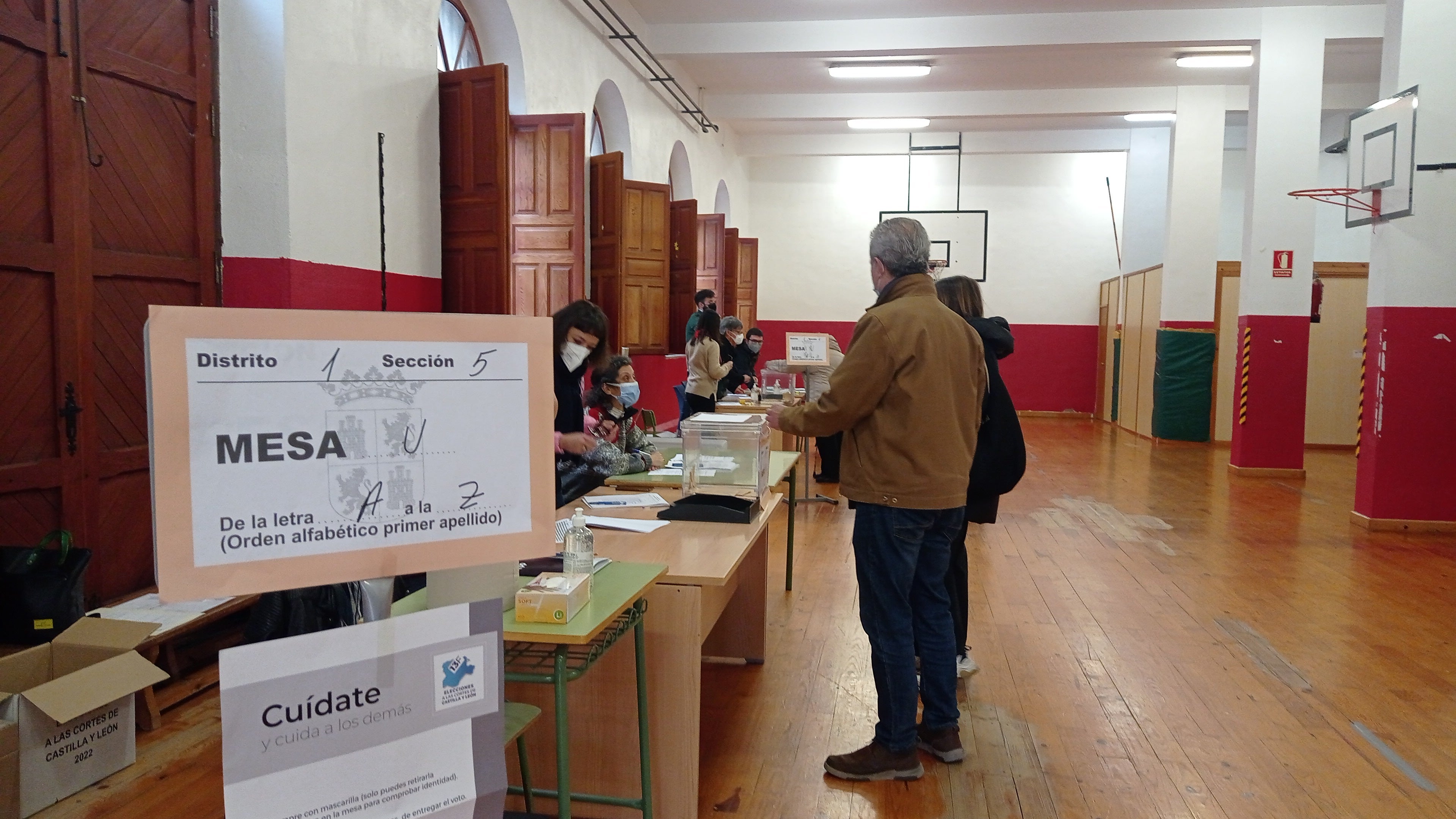 Normalidad en la jornada electoral de Palencia