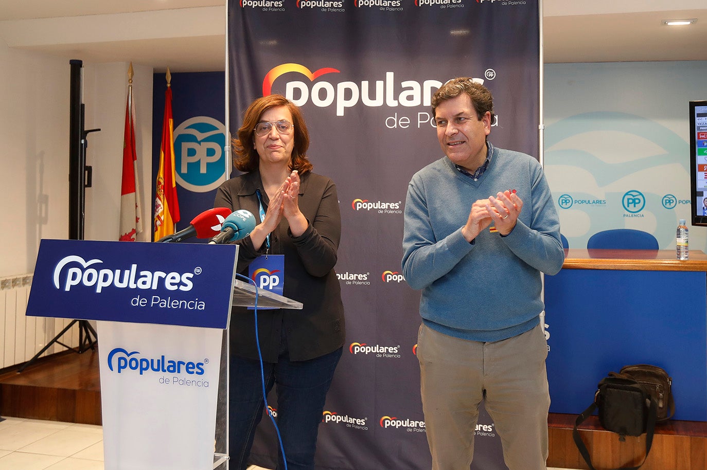 Noche electoral en Palencia