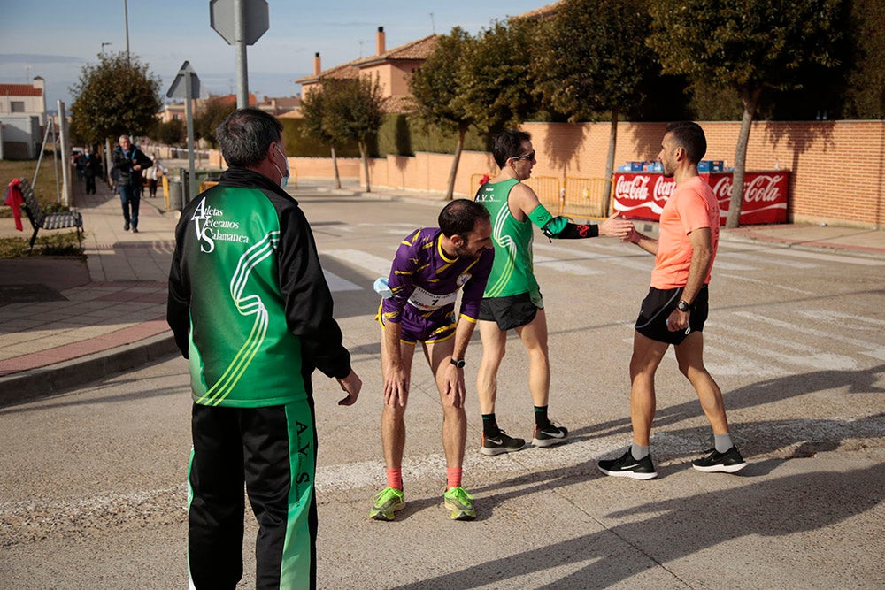 Manuel Vicente Tejedor y Verónica Sánchez culminaron sus correspondientes triunfos en la Liga de Cross imponiéndose en la última jornada en Cabrerizos