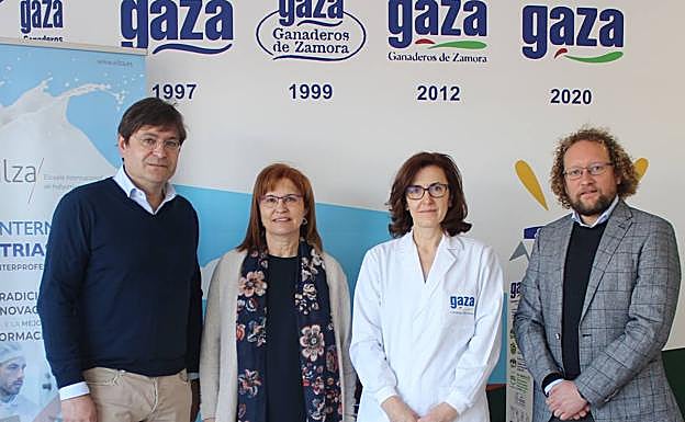 Acto de entrega del material de laboratorio en Zamora. 