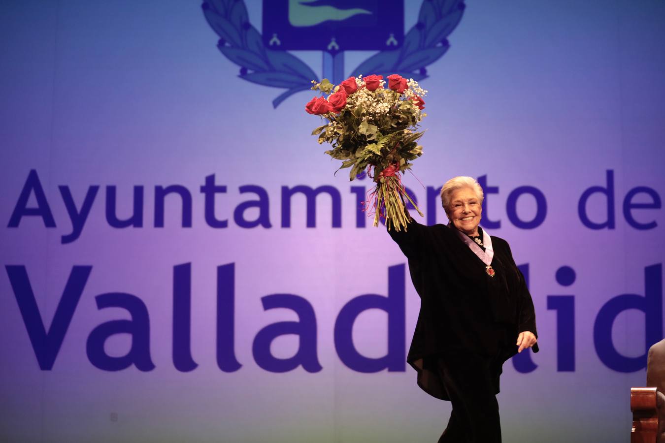 Fotos: Lola Herrera recibe la Medalla de Oro de Valladolid