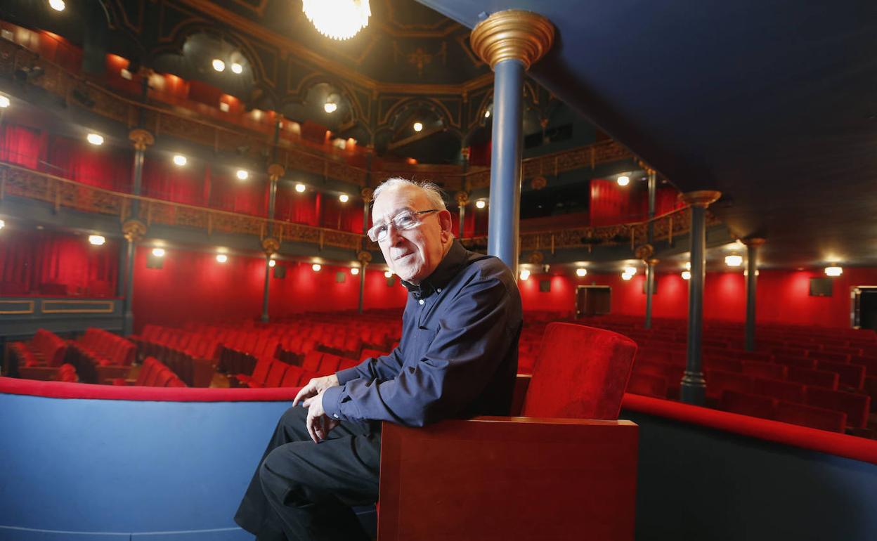 Juan Antonio Quintana, en el Teatro Zorrilla. 