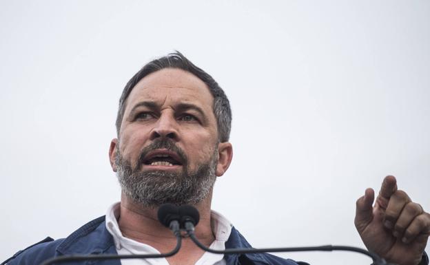 El líder de Vox, Santiago Abascal.