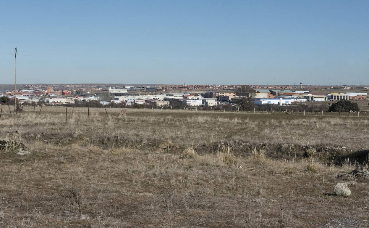 Terrenos donde se construirá el centro logístico de Prado del Hoyo.