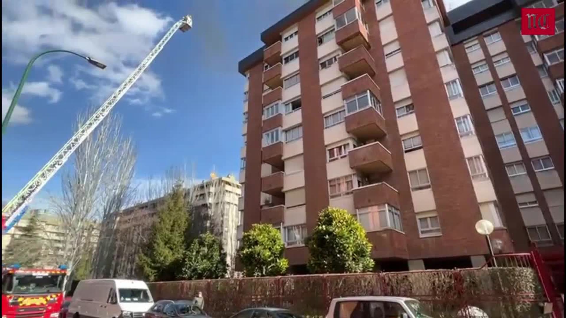 Incendio en una vivienda de la Calle Bolivia, Valladolid