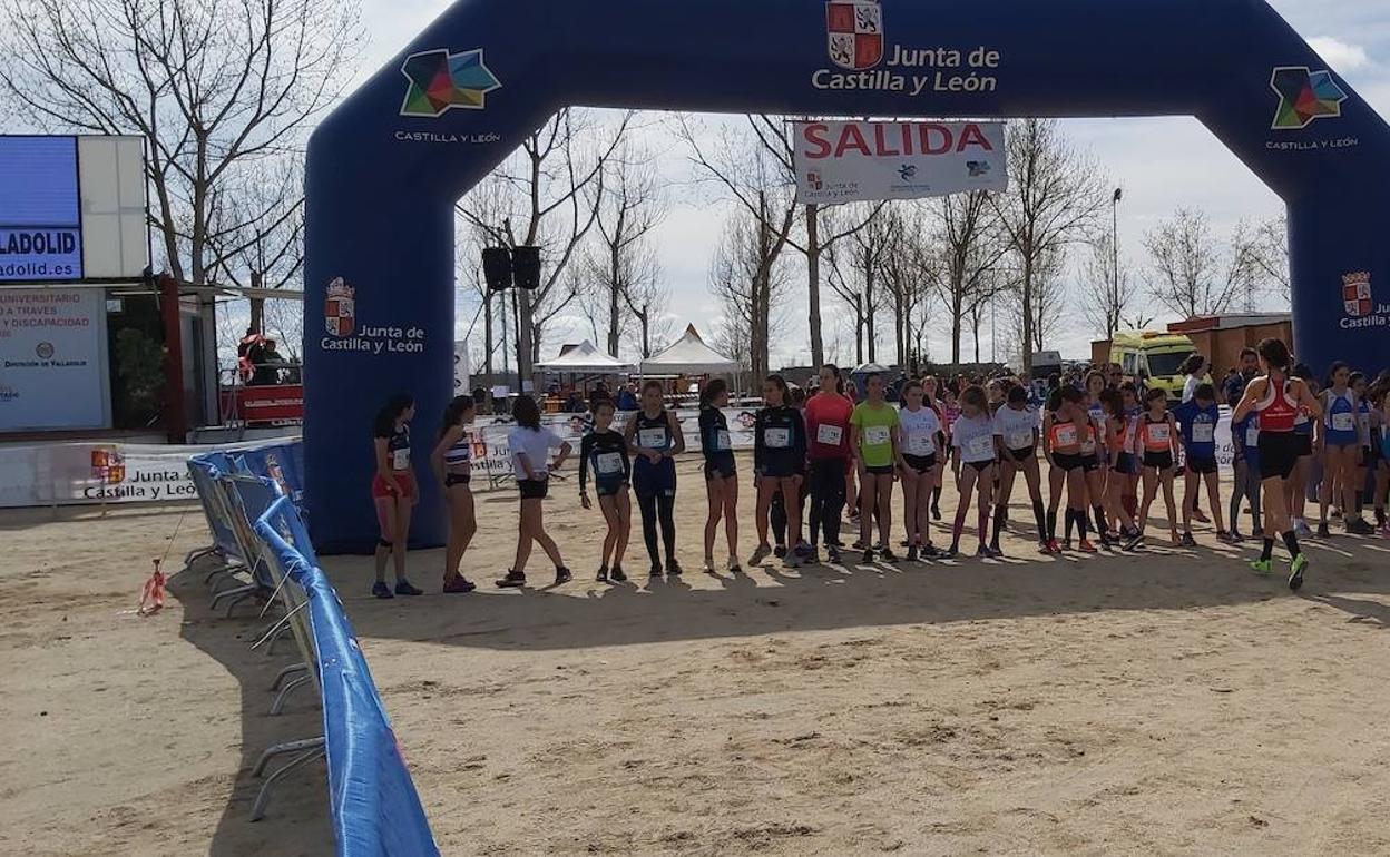 Imagen del campeonato escolar de campo a través. 
