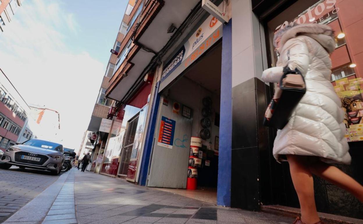 Calle Don Sancho, de Valladolid, donde han ocurrido los hechos. 