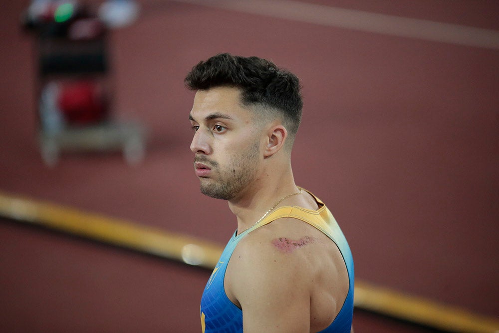 Jornada de tarde del primer día del Campeonato de España Sub 23 en Pista Cubierta con Denis Matsmouna en los 60 m y Sara Izquierdo en el 1500 
