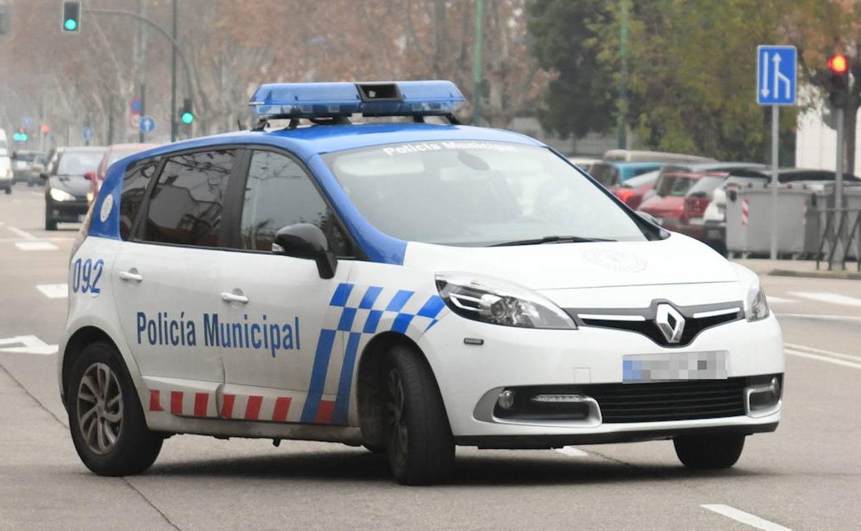 Vehículo de la Policía Municipal de Valladolid. 