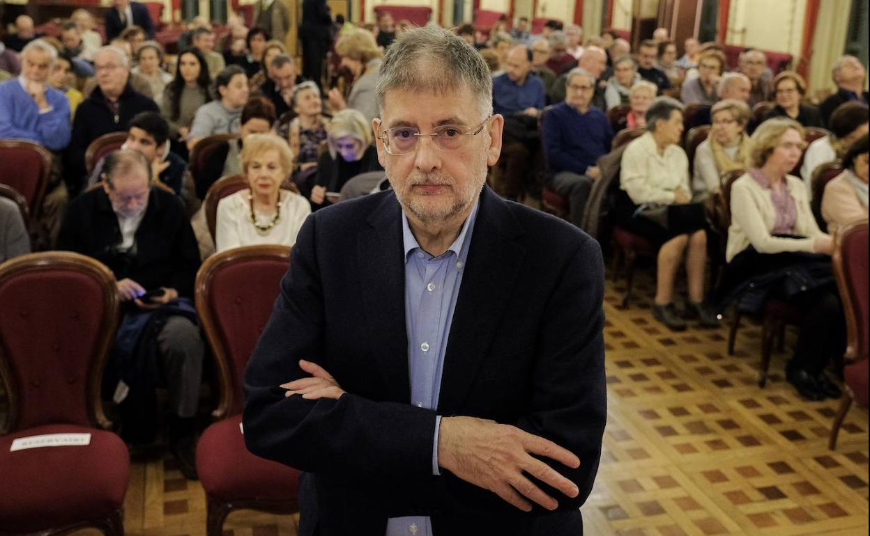 Ricardo Moreno, en una conferencia en Valladolid en 2019. 